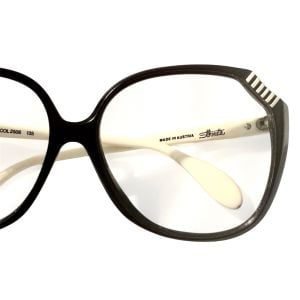 1980’s Vintage Silhouette Austria Eyeglasses Frames for Sunglasses, Colorblock - Fashionconservatory.com