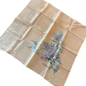 CACHAREL Vintage Floral Scarf Head or Neck Scarf, Designer French Accessories - Fashionconservatory.com