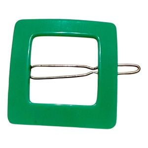 1960’s Mod French Square Battette in Kelly Green, 1.5” , Deadstock Unworn