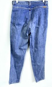 Vintage 1980's Jordache Womens High Waisted Washed Blue Jeans Size 12 30x31 - Fashionconservatory.com