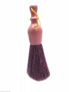 Vintage Clothes Hat Brush Pink Lavender Boars Bristle Vanity Pretty 7.5''
