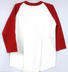 VTG Ringer T Shirt Mens  Bells Sportswear WInston Cup Daytona Baseball  L NOS - Fashionconservatory.com
