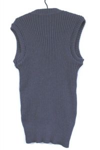 Vintage LL BEAN Shooting Vest Made in England XLT Navy 100% Wool Sweater Vest - Fashionconservatory.com