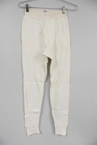 Vtg Thermal Long  Underwear Mens Boys M 34-36 Striped Band 2 PAIR Waffle Cotton - Fashionconservatory.com