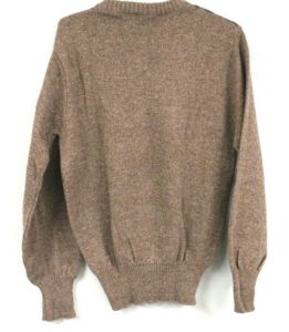 Rare VTG Mens Sweater  Indeed for Hilton M NWT 1970s  Acrylic LS Intarsia Purple - Fashionconservatory.com