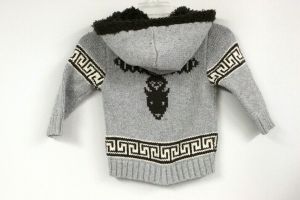 Baby Gap Buffalo Bison Full Zip Wool Blend Sweater Girl Boy size Toddler 4yr - Fashionconservatory.com
