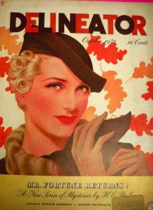 VTG Delineator Magazine October 1934 Loads of Ads 1930s Fashions 11 x 13