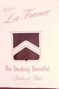 VTG Nylon Stockings Cuban La France #100 Seamed Hosiery Brown Toast Sz10 B NIB