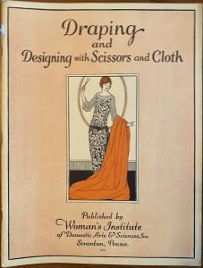 Draping and Designing With Scissors and Cloth: 1920's 1924 Original  VERY GOOD