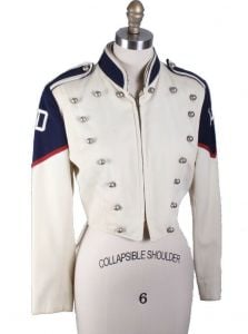 Rare VTG 1950's Marching Band Uniform 36R  Youth Wool Blue Ivory Medalist Jacket