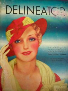VTG Delineator Magazine March 1933 Loads of Ads 1930s Fashions 11x13 Rhys Cover