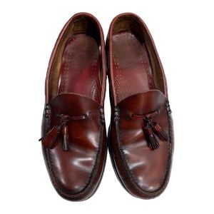 80s Weejun Tassel Loafers Oxblood Leather 