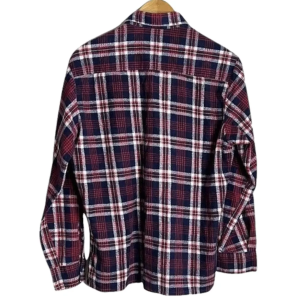 Vintage 80s Men’s Fruit of the Loom  Buffalo Plaid Flannel Shirt - Fashionconservatory.com