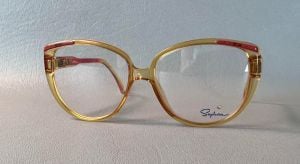 Deadstock 80s Oversized Saphira Optyl Eyeglass Frames Made in Germany
