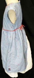 Tommy Hilfiger Light Blue Dress Girls 6 Embroidered Flowers  - Fashionconservatory.com