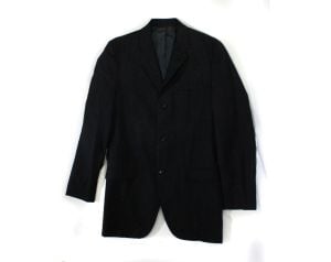1960s Men's Gray Suit - Size Medium Wool 60s Jacket & Pant - 50s 60s Mad Mod MCM 31 x 43 Tall! - Fashionconservatory.com