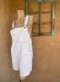 1990s White Shortalls Overalls London London Sz M