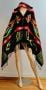 Vtg 60-70s  Southwestern hooded cape 