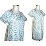Vintage Blue & Green Sari Top | Sequin Embroidered Tunic | Hippie Boho India Dress