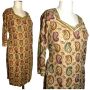 Vintage Sari Top | Paisley Cotton Dress | Hippie Boho India Tunic | XS/S