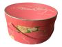 Vintage 50s Pink Floral Hat Box Howard Hodge Fifth Avenue New York