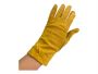 Vintage Mustard Gloves 60s Stretchies Nylon