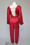 1980s silk jumpsuit with open back S/M