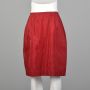 Medium 1960s American Maid Red Half Slip Vintage Lingerie Nylon Elastic Waistband