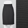 Medium 1990s Jil Sander Black Pencil Skirt Wool Cotton Blend Classic Separates