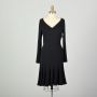 Small 2000s Carmen Marc Valvo Sexy Curvy LBD Bodycon Dress