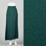 XL Green Maxi Skirt 1970s Emerald Long Patch Pocket