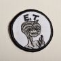 1980s E.T. The Extra-Terrestrial Sew On Embroidered Patch Applique Spielberg Movie Vintage