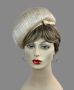 Vintage 60s Cream Bubble Crown Beret Hat by Coronet