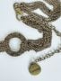 Vintage Calvin Klein Brushed Gold Chain Belt