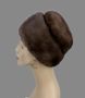 Vintage Brown Mink Cloche Hat - Gimbels