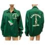 80s Deadstock Cotton Utility Windbreaker with Flocked Marching Band Graphic