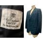 Vintage 80s Anderson-Little New Englander Blue Green Plaid Blazer Preppy Ivy Sport Coat 40 42