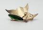 Vintage Gold Tone Grasshopper Brooch