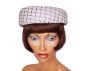Vintage 1950s Ellen Faith Paris New York Cocktail Hat Size L