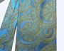 1960s–1970s Pegasus Blue Bronze Abstract Wide Tie