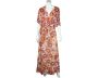 Vintage 1970s Maxi Dress by Carven Paris Floral Print Size M