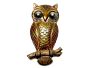Vintage 1960s Copper OWL Brooch Pin Mid Century Modern MCM 1.5''