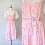 Francie floral 1920s dress, downton abbey, floral dress, cotton dress
