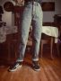 XS/ Vintage Black Grey Wash Mom Jeans, 90’s Esprit Jeans, Tapered Straight Leg, 25W High Waist Jeans