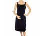 Vintage 1960s LBD Black Velvet Cocktail Dress Marjorie Hamilton S M