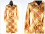 1970s Vintage Square Plaid Dagger Collar Shirtwaist Midi Dress by Country Miss |  Size XS