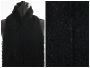 1900s Wool Scarf | Antique Edwardian Astrakhan Cloth Black Wool Stole | AS IS with Lining Damaged