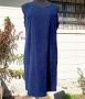 L/ 90’s Navy Blue Shift Dress, Vintage Dark Blue Mod Style Sleeveless Mini Dress