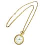 1980’s Vintage Sutton Branded Quartz Pocket Watch or Necklace Watch in Gold