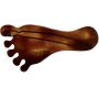 Vintage French Tortoiseshell Foot-Shaped Hair Clip, Deadstock, Handmade Paris